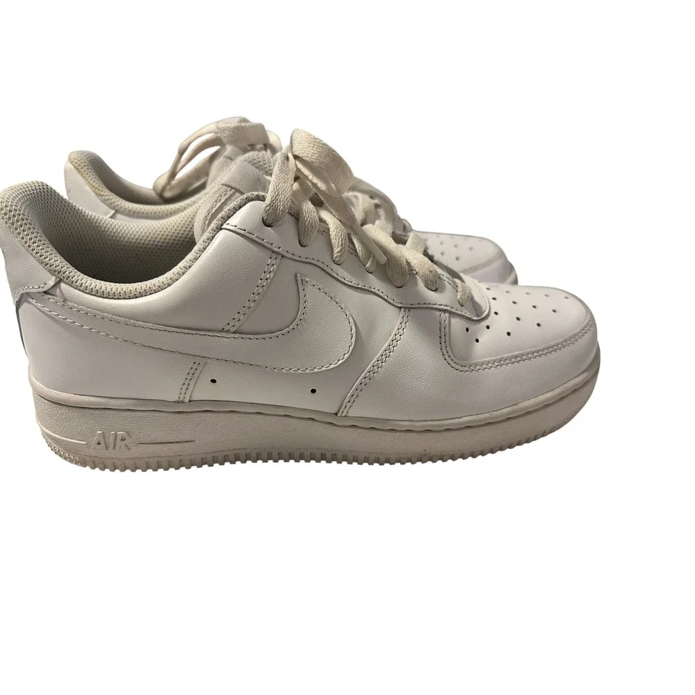 Nike Air Force 1 Low White Leather Sneakers 315122-111 Mens Shoes